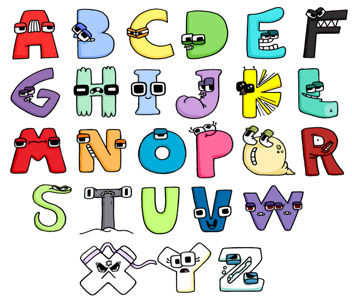 How to Draw Alphabet Lore Easy